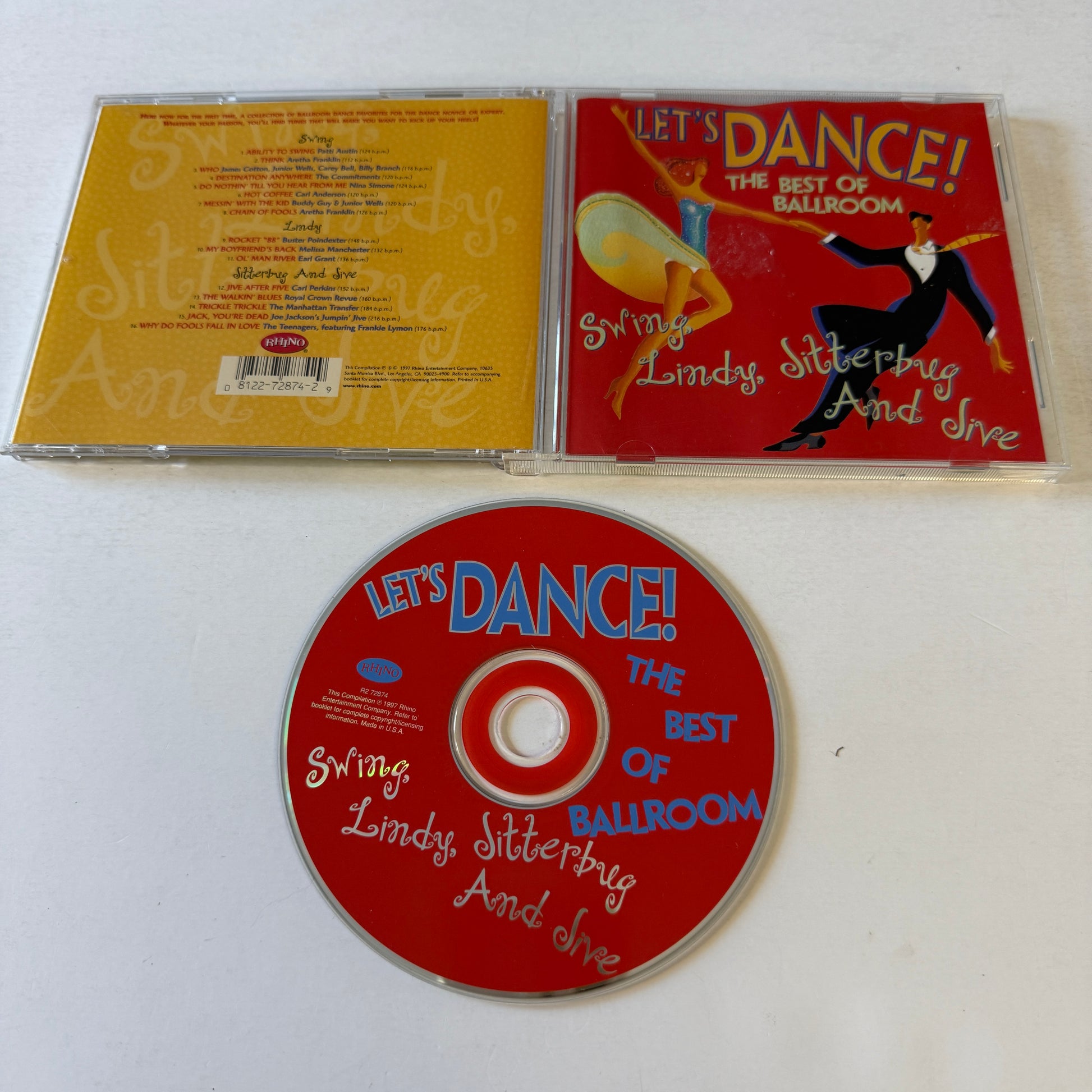 Various Let's Dance: The Best Of Ballroom (Swing, Lindy, Jitterbug And Jive) Used CD VG+\VG+