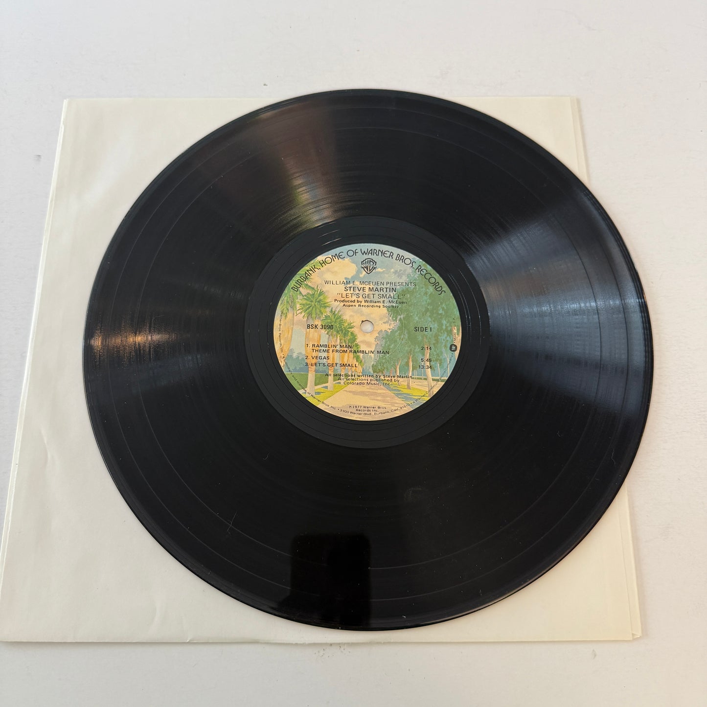 Steve Martin Let's Get Small Used Vinyl LP VG+\VG