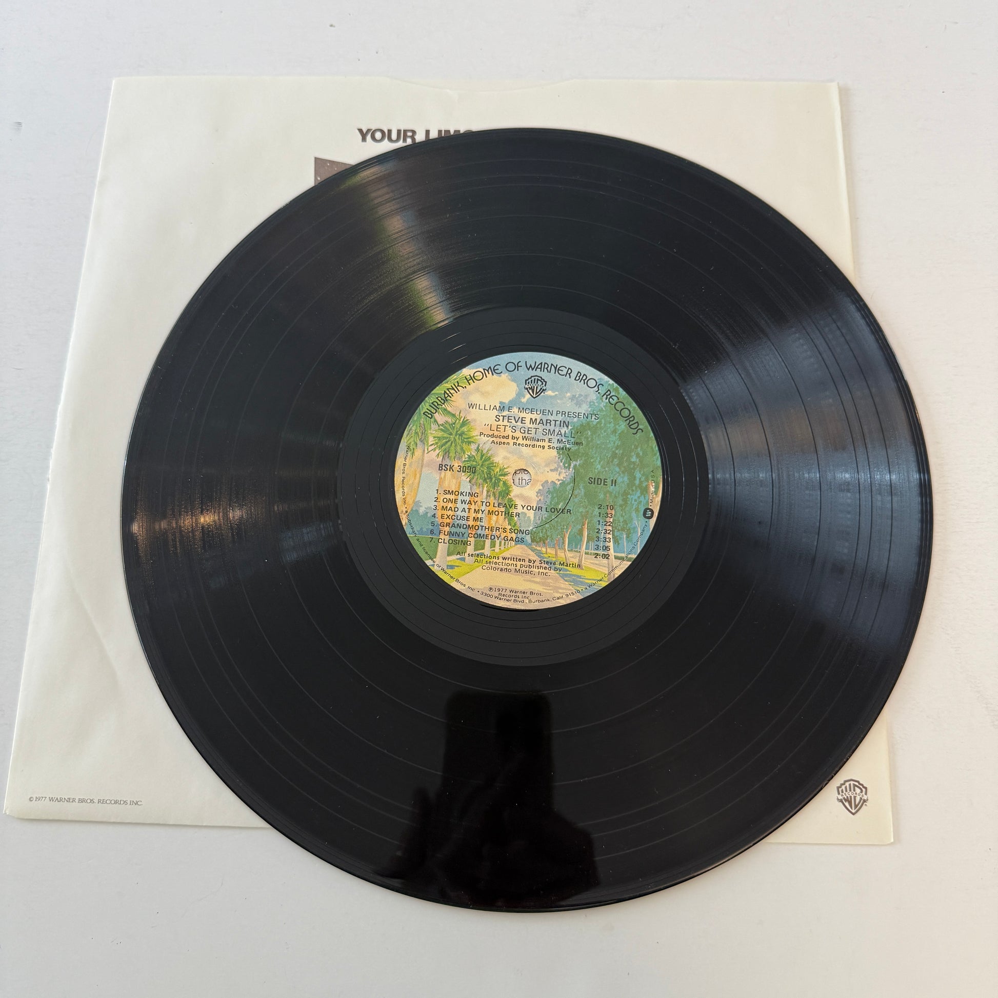 Steve Martin Let's Get Small Used Vinyl LP VG+\VG