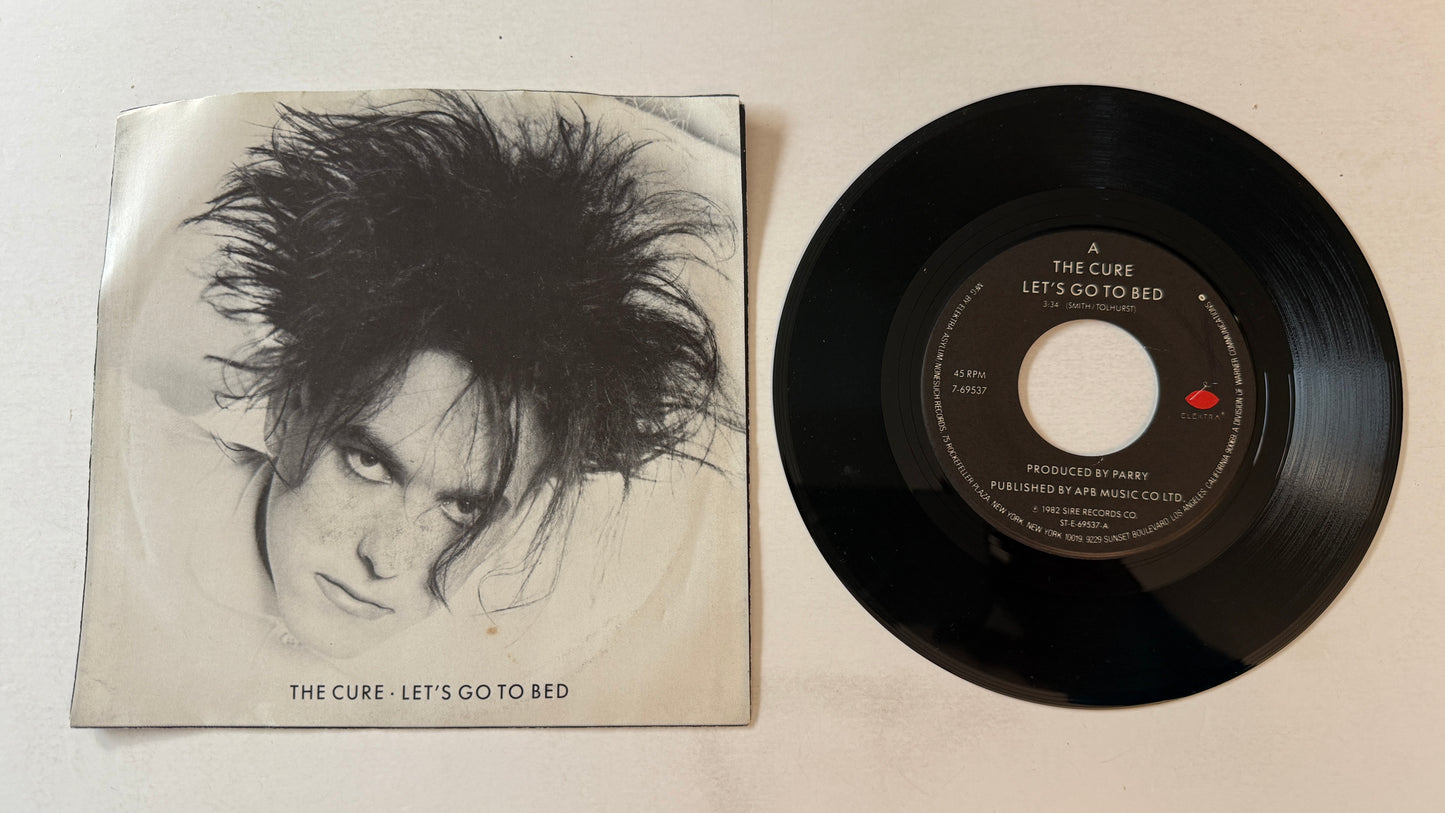 The Cure Let's Go To Bed Used 45 RPM 7" Vinyl VG+\