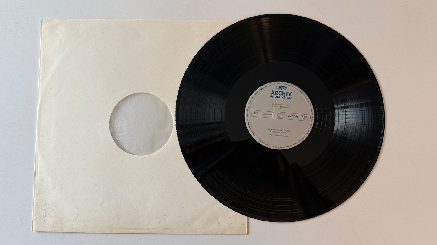 Giacomo Meyerbeer Lieder - Melodies Used Vinyl LP VG+\VG+