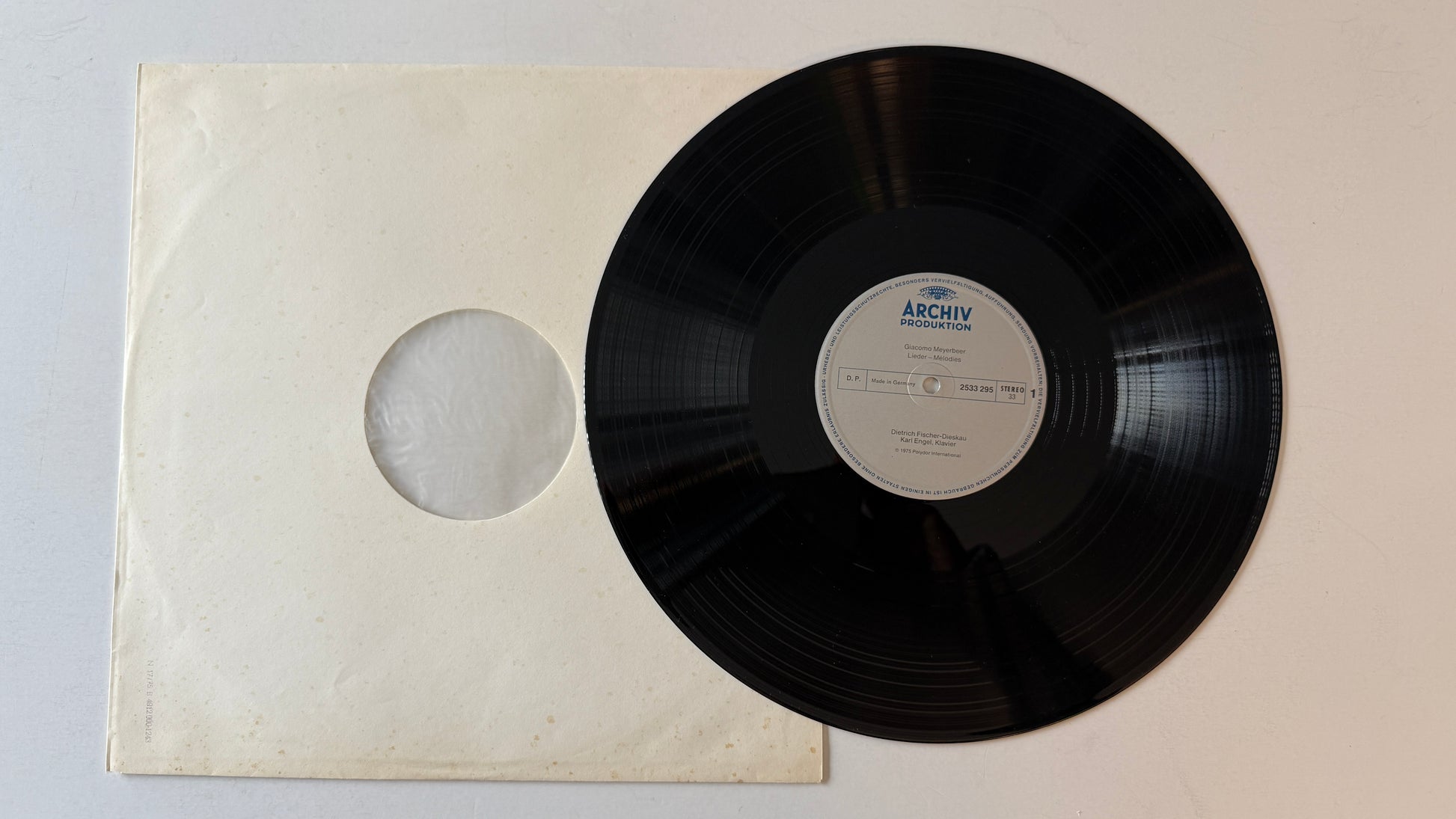 Giacomo Meyerbeer Lieder - Melodies Used Vinyl LP VG+\VG+