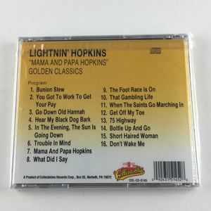 Lightnin' Hopkins From The Vaults Of Everest Records, Part 3 - Mama And Papa Hopkins New Sealed CD M\M