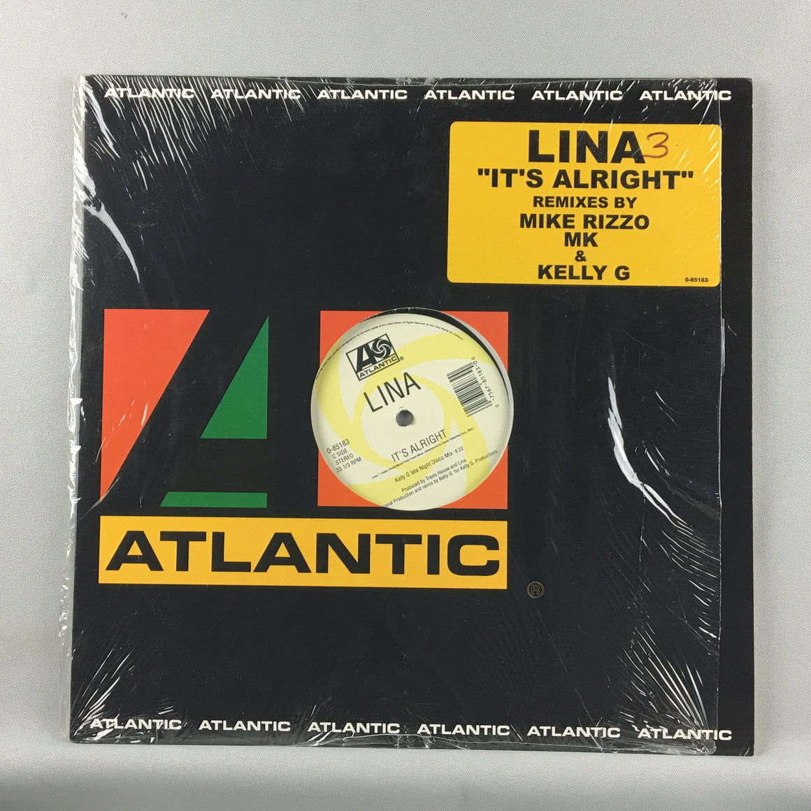 Lina ‎ It's Alright Orig Press 12" Used Vinyl Single VG+\VG+
