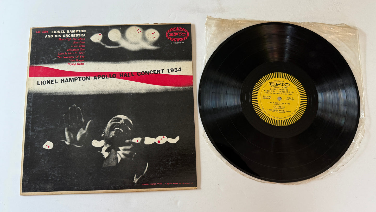 Lionel Hampton And His Orchestra Lionel Hampton Apollo Hall Concert 1954 Used Vinyl LP VG\VG