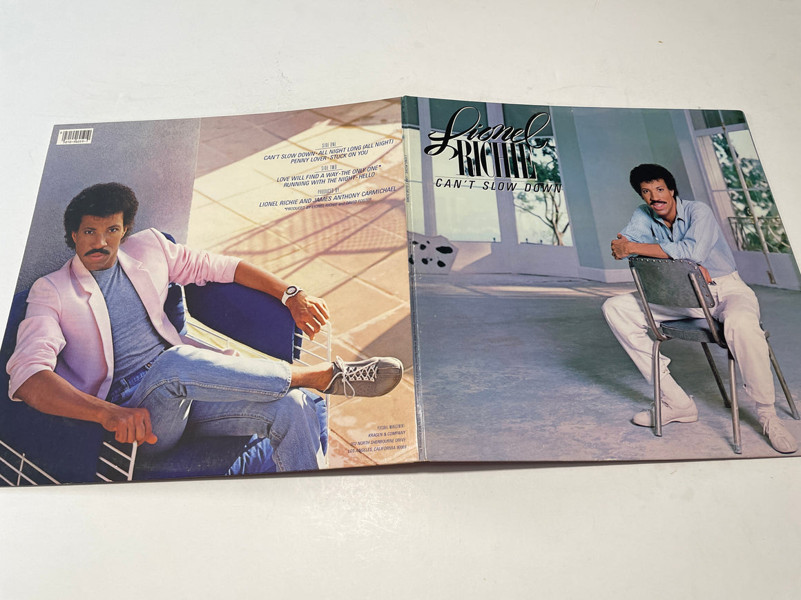Lionel Richie Can't Slow Down Used Vinyl LP VG+\VG+