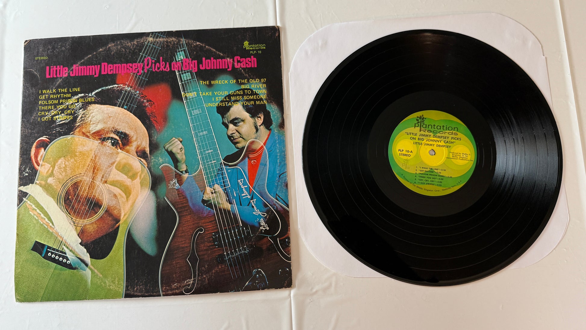 Jimmy Dempsey Little Jimmy Dempsey Picks On Big Johnny Cash Used Vinyl LP VG\VG