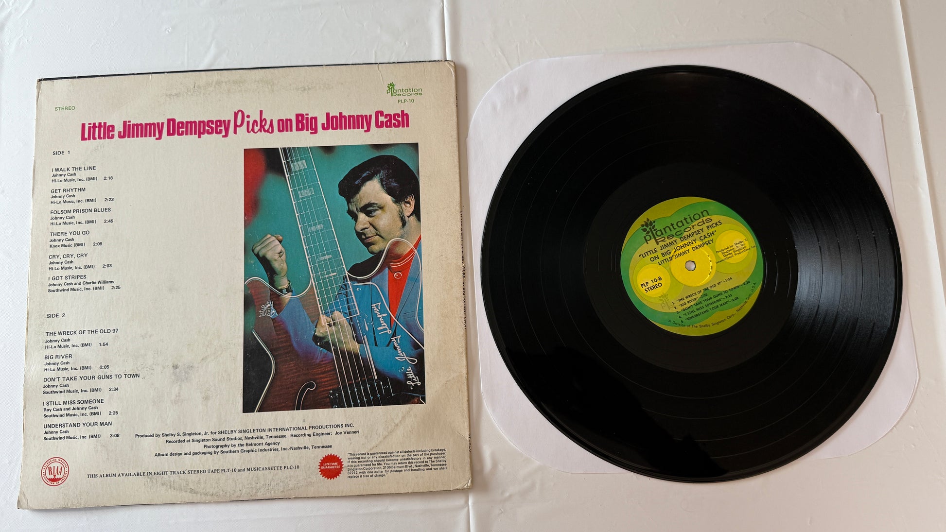 Jimmy Dempsey Little Jimmy Dempsey Picks On Big Johnny Cash Used Vinyl LP VG\VG