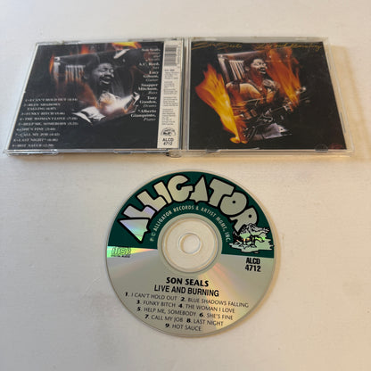 Son Seals Live And Burning Used CD VG\VG