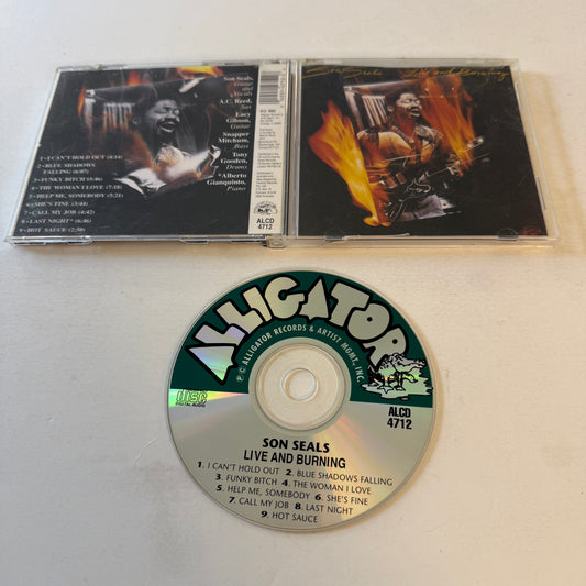 Son Seals Live And Burning Used CD VG\VG