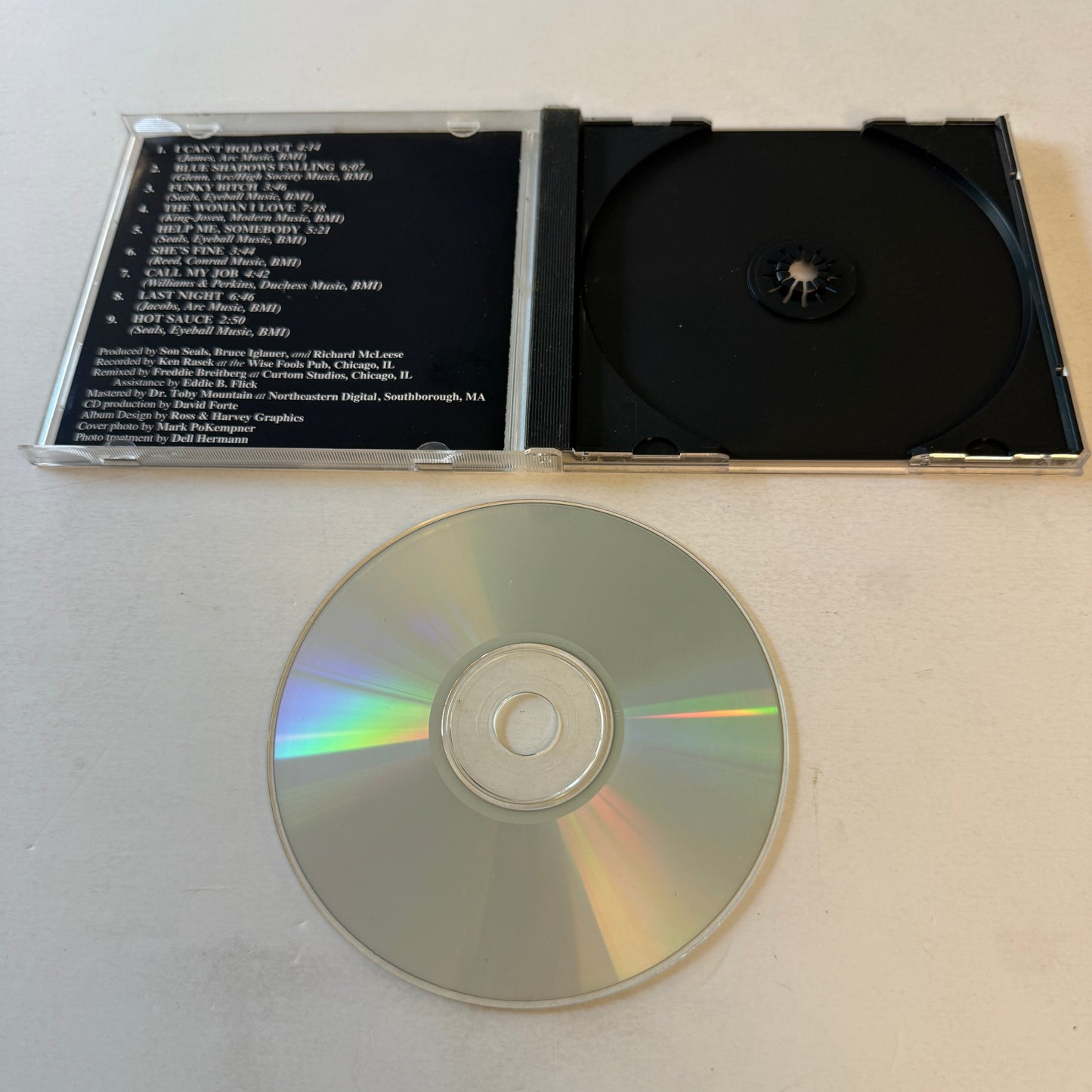 Son Seals Live And Burning Used CD VG\VG