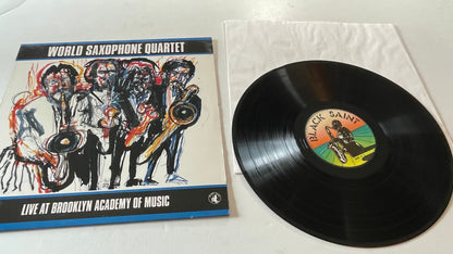 World Saxophone Quartet Live At Brooklyn Academy Of Music Used Vinyl LP VG+\VG+