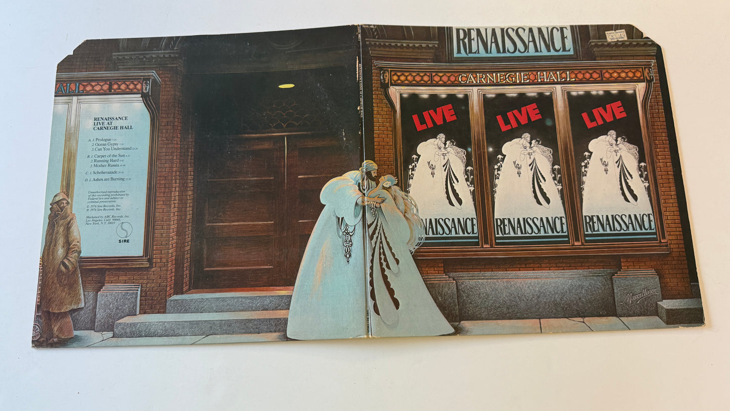 Renaissance Live At Carnegie Hall Used Vinyl 2LP VG+\VG