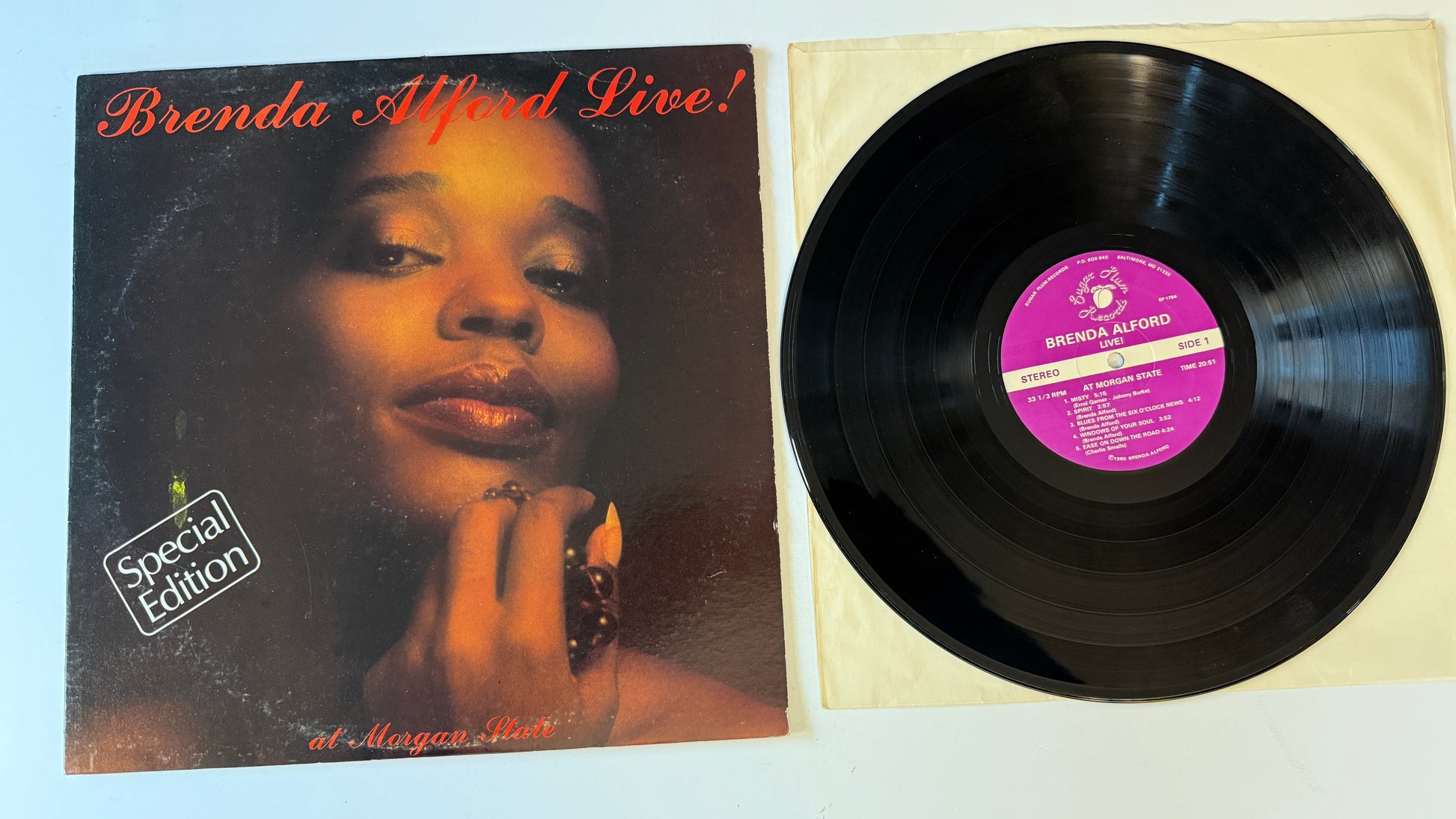 Brenda Alford Live At Morgan State Used Vinyl LP VG+\VG