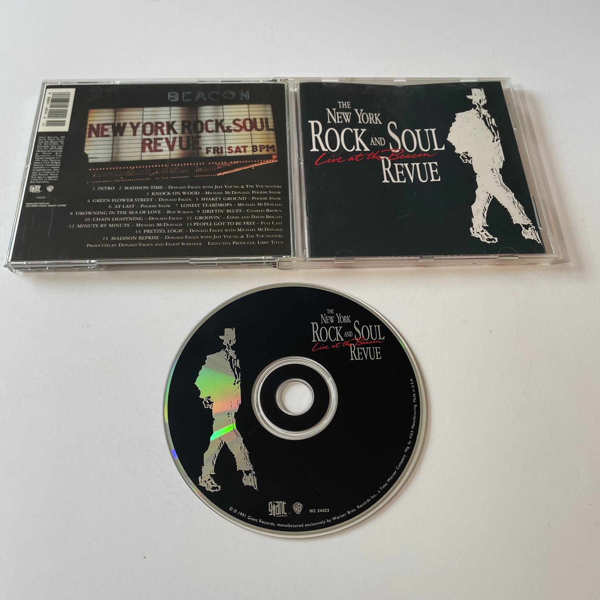 The New York Rock And Soul Revue Live At The Beacon Used CD VG+\VG+