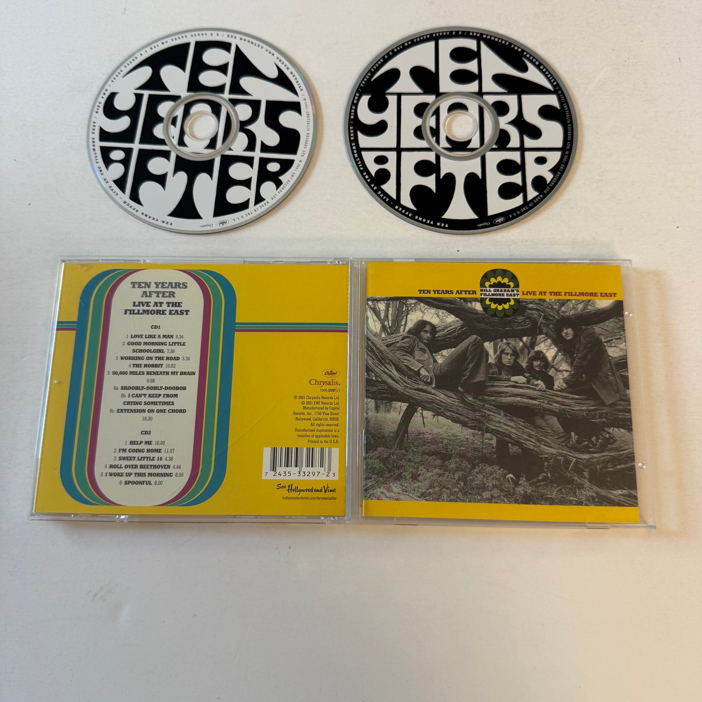 Ten Years After Live At The Fillmore East Used 2CD VG+\VG