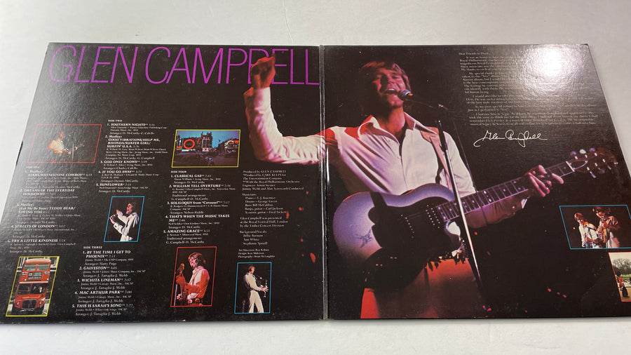 Glen Campbell Live At The Royal Festival Hall Used Vinyl 2LP VG+\VG+