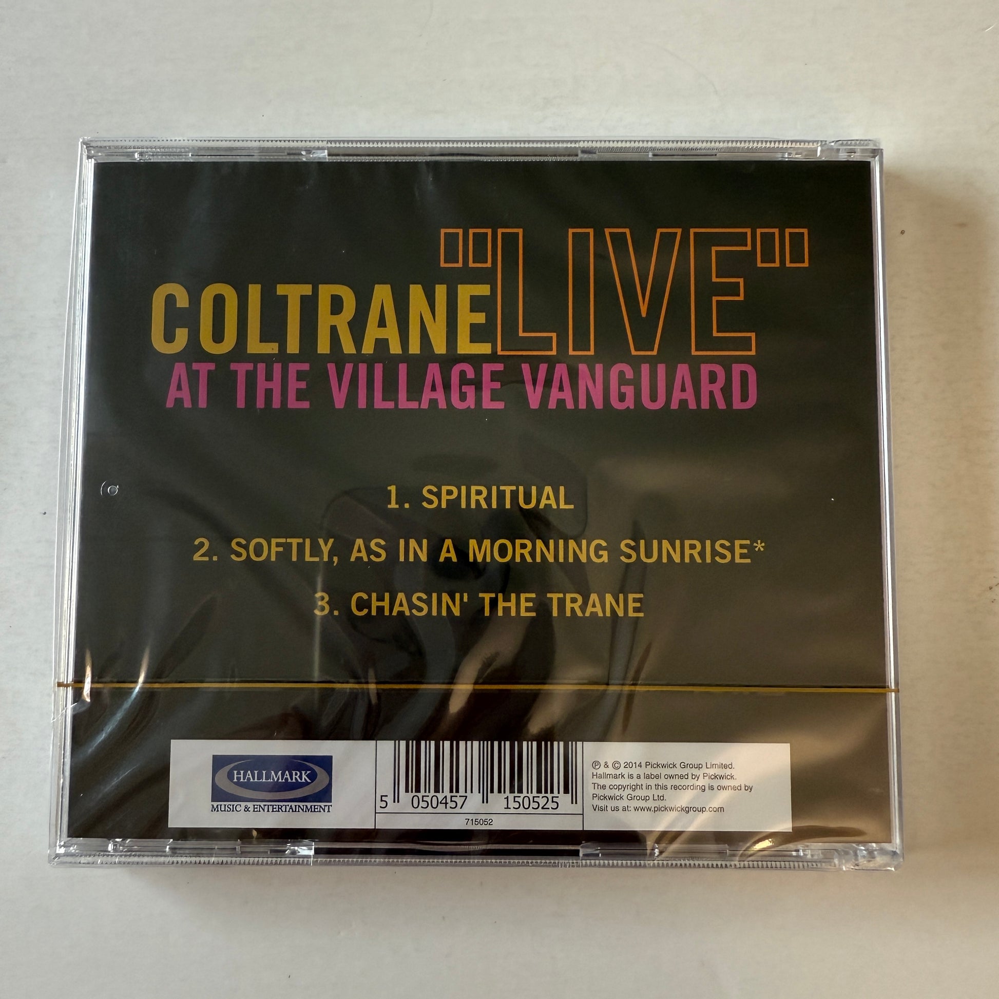 John Coltrane "Live" At The Village Vanguard New Sealed CD M\VG