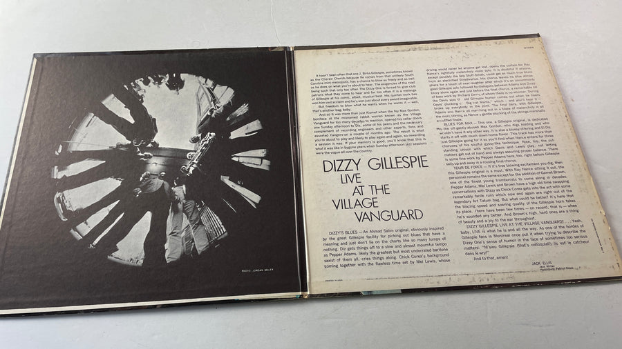 Dizzy Gillespie Live At The Village Vanguard Used Vinyl LP VG+\VG