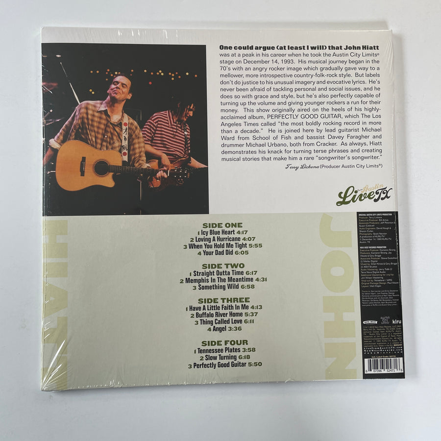 John Hiatt Live From Austin TX New 180 Gram Vinyl 2LP M\M
