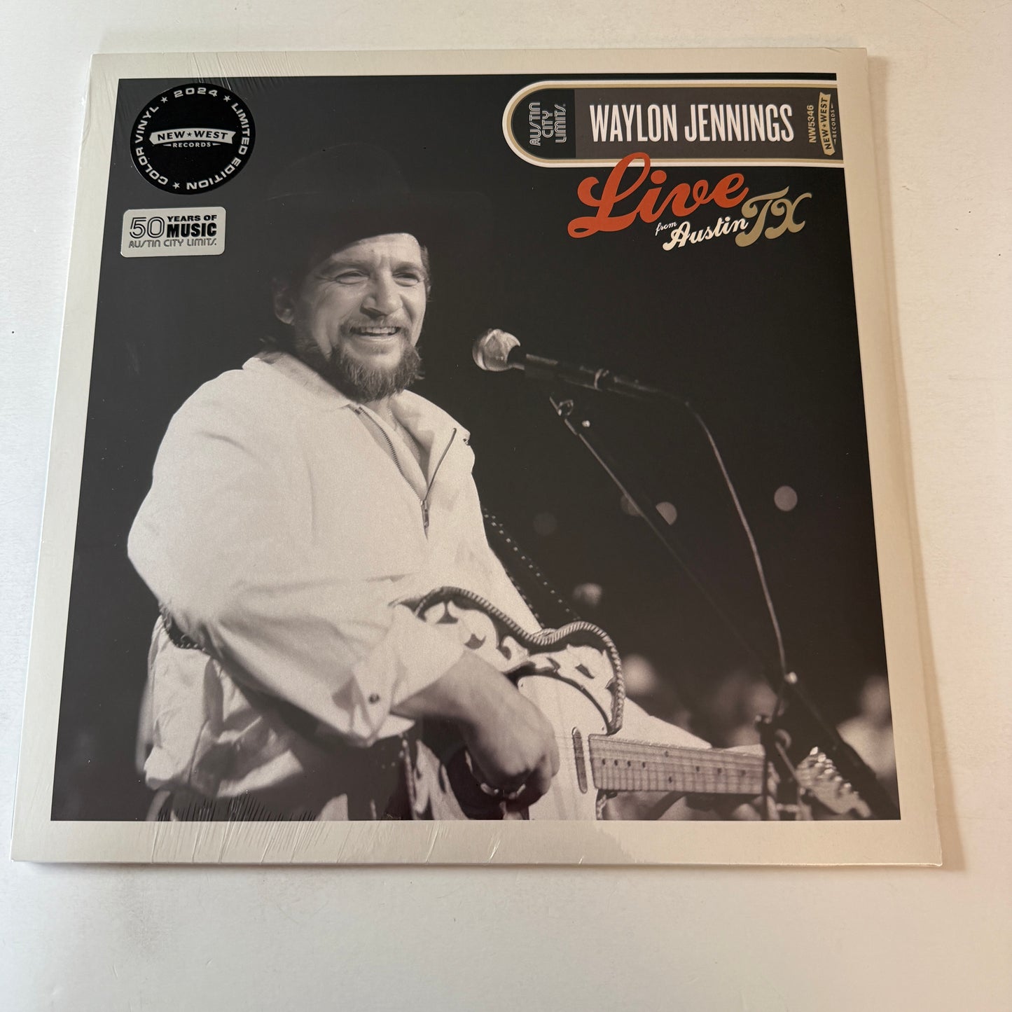 Waylon Jennings Live From Austin, TX New Vinyl LP M\M