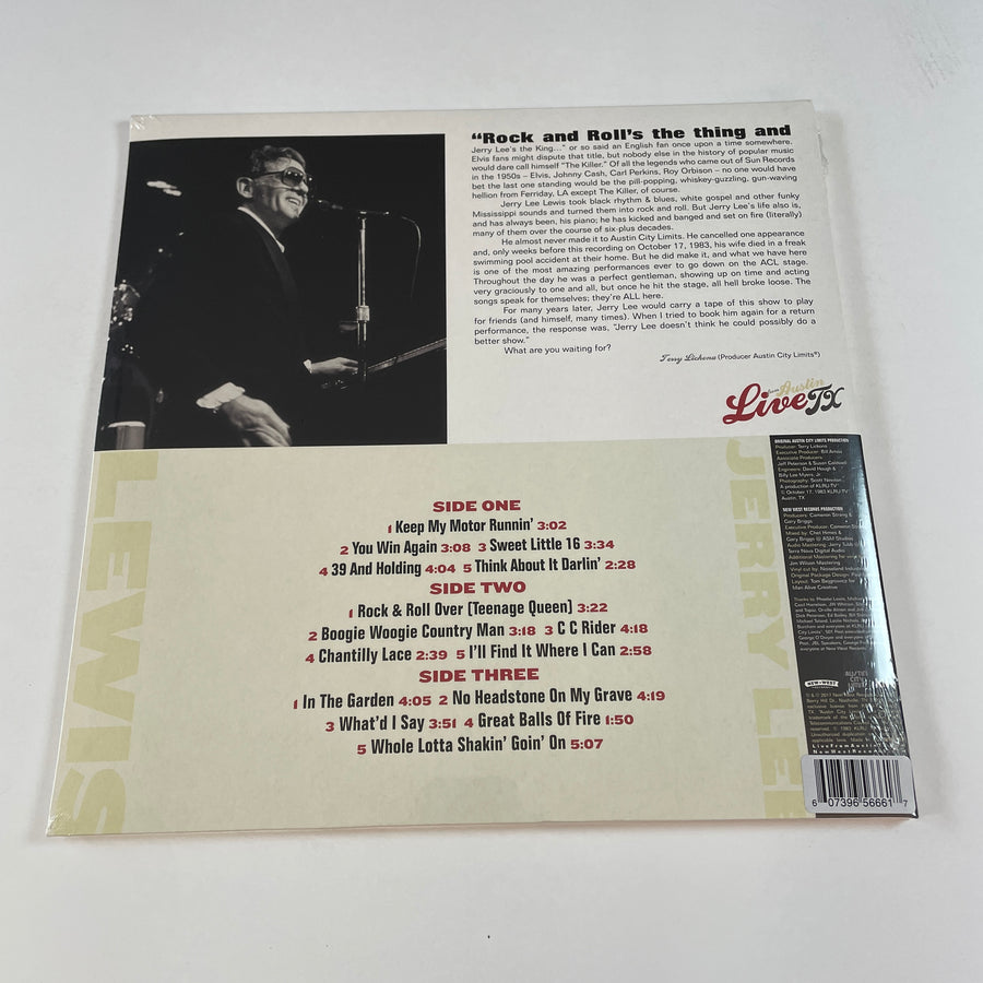 Jerry Lee Lewis Live From Austin TX New Colored Vinyl 2LP M\M