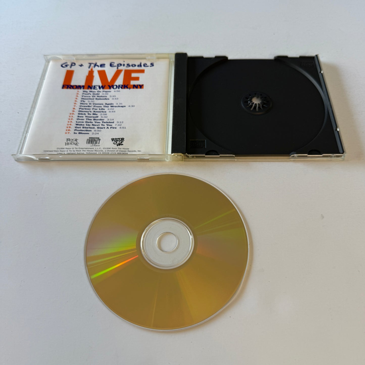 Graham Parker + The Episodes Live From New York, NY Used CD VG+\VG+