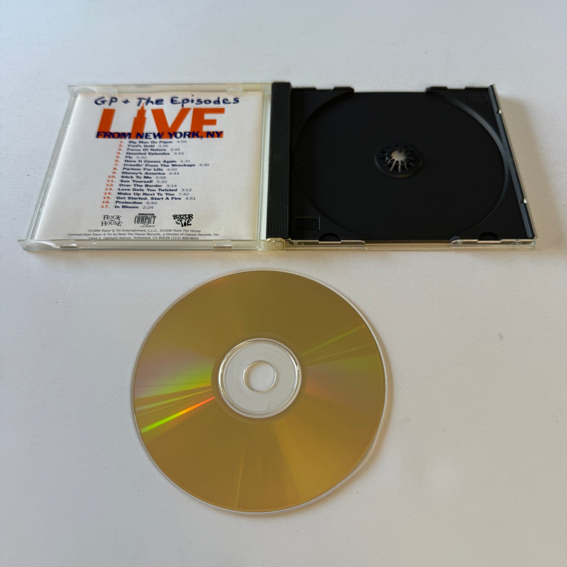 Graham Parker + The Episodes Live From New York, NY Used CD VG+\VG+