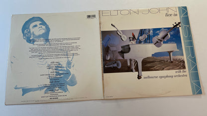 Elton John Live In Australia Used Vinyl 2LP VG+\VG