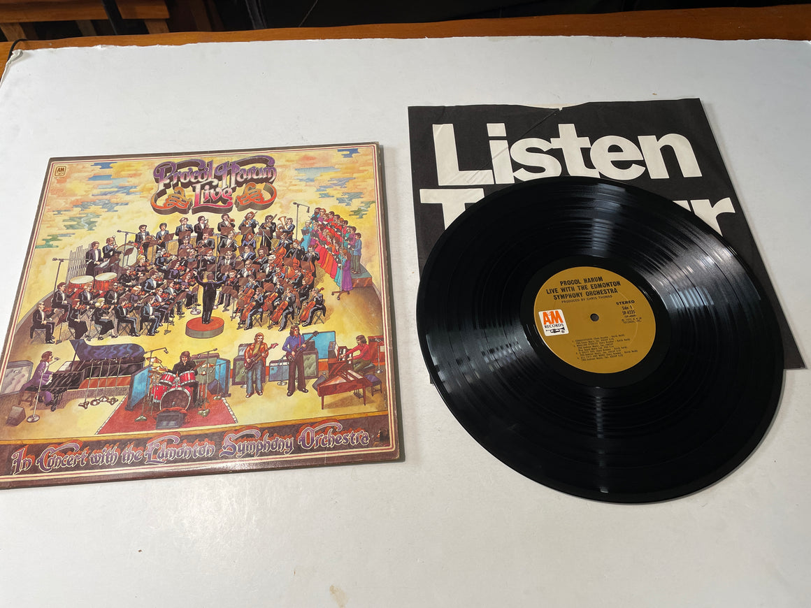 Procol Harum Live - In Concert With The Edmonton Symphony Orchestra Used Vinyl LP VG+\VG+