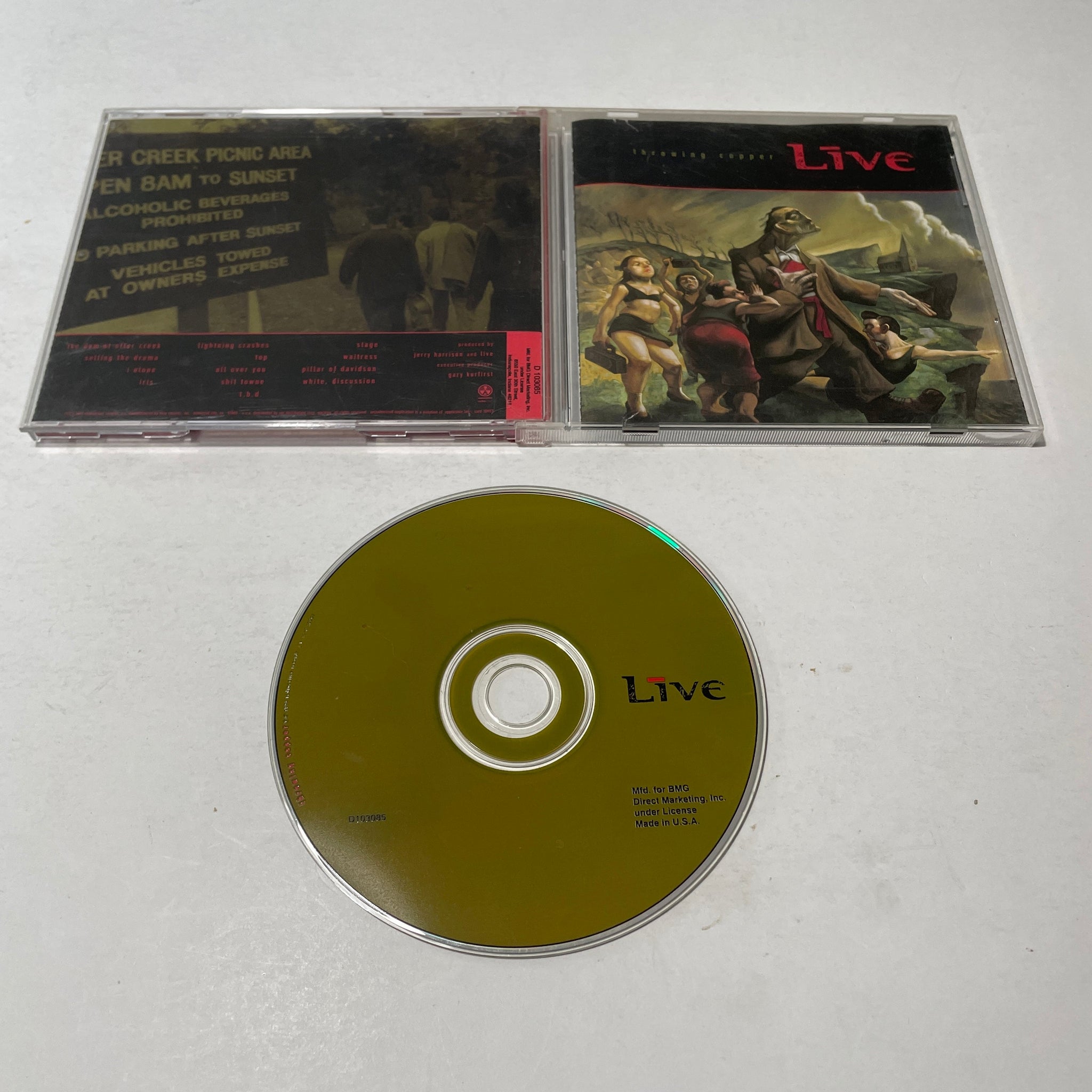 Live Throwing Copper CD VG+\VG+ - Turnin Vinyl