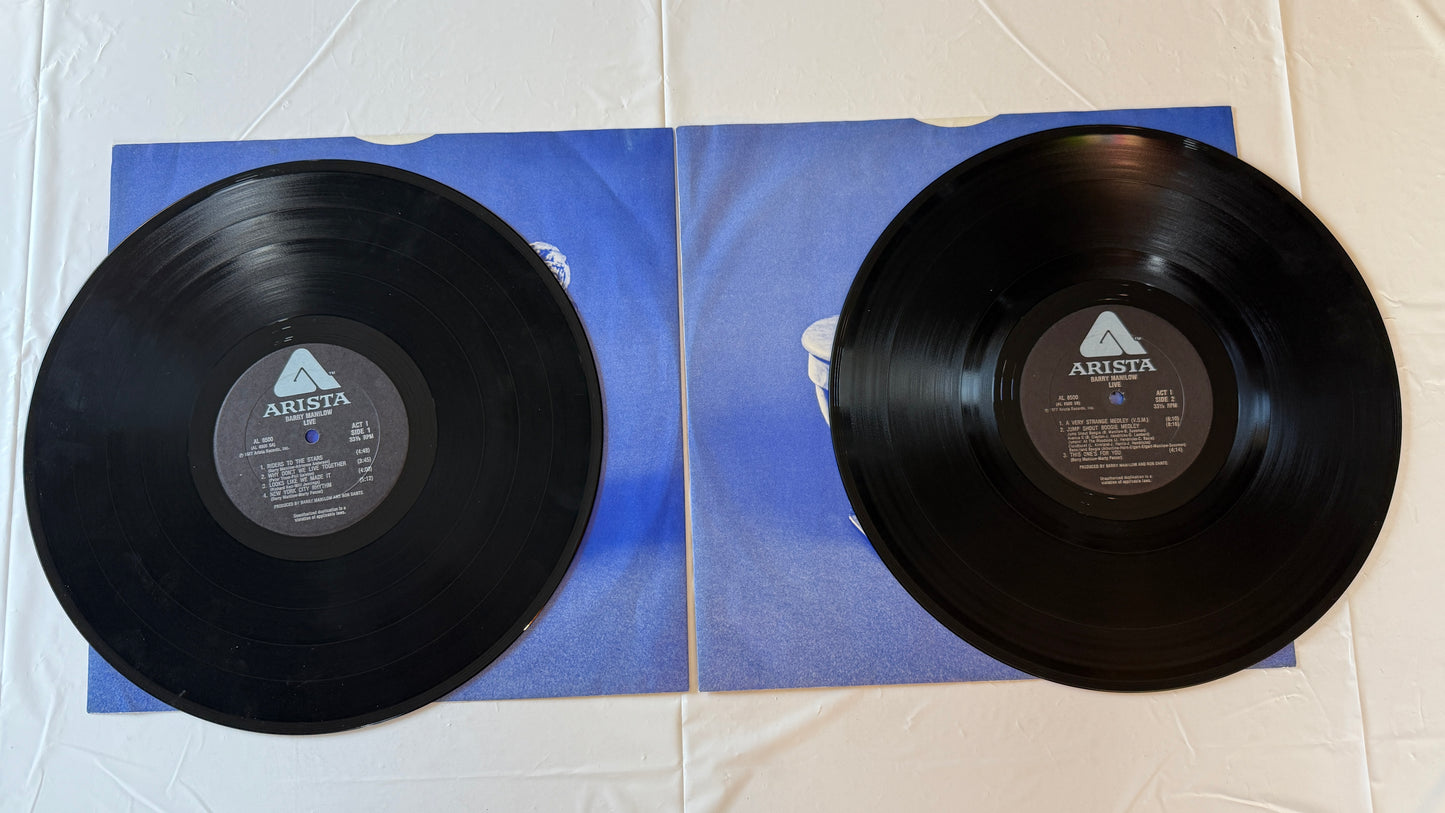 Barry Manilow Live Used Vinyl LP VG+\VG