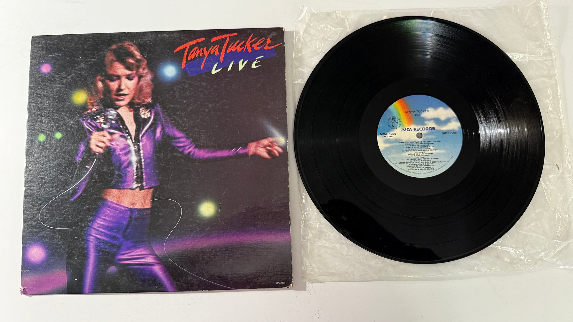 Tanya Tucker Live Used Vinyl LP VG+\G+