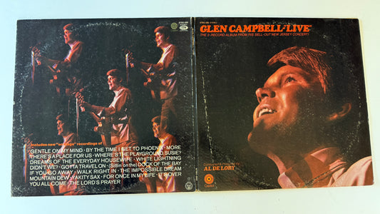 Glen Campbell Live Used Vinyl LP VG+\VG