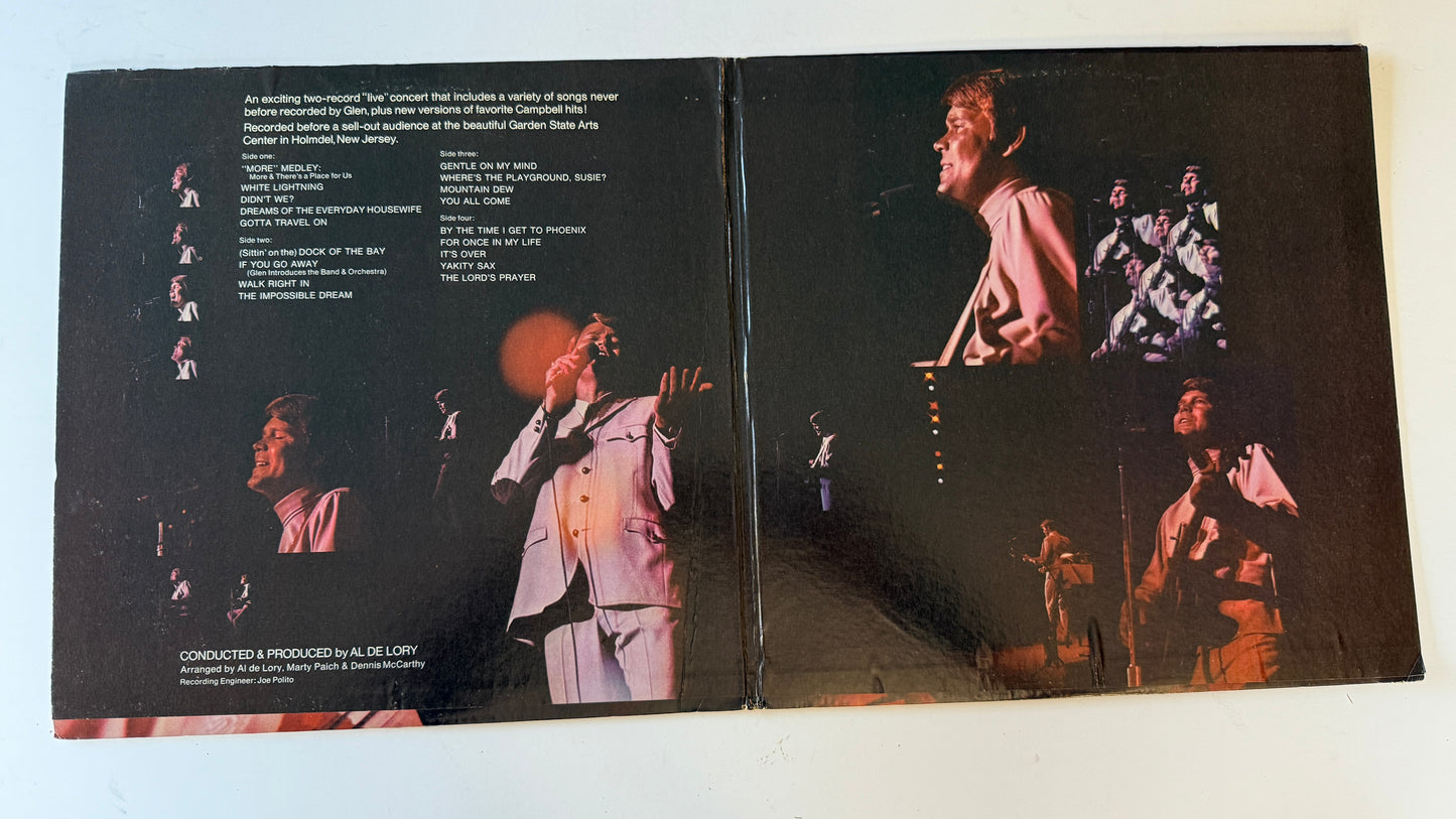 Glen Campbell Live Used Vinyl LP VG+\VG