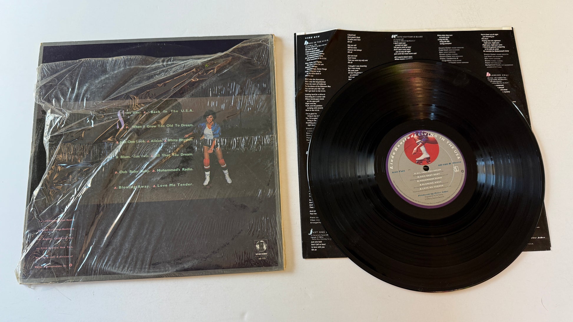 Linda Ronstadt Living In The USA Used Vinyl LP VG+\VG