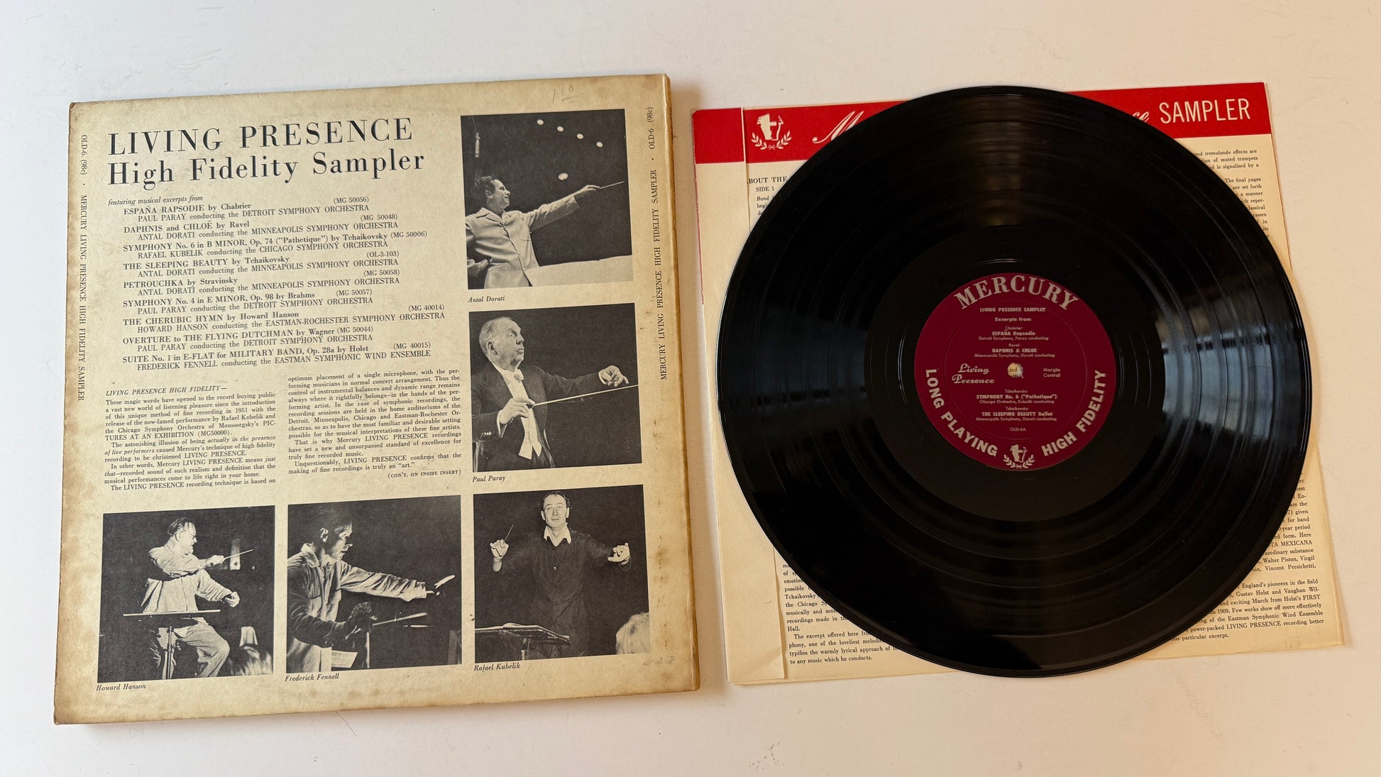 Various Living Presence High Fidelity Sampler Used Vinyl LP VG+\VG