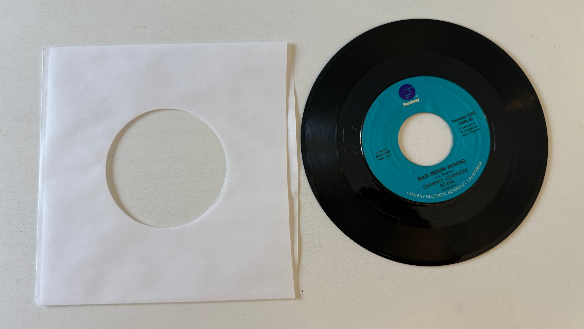 Creedence Clearwater Revival Lodi / Bad Moon Rising Used 45 RPM 7" Vinyl VG+\