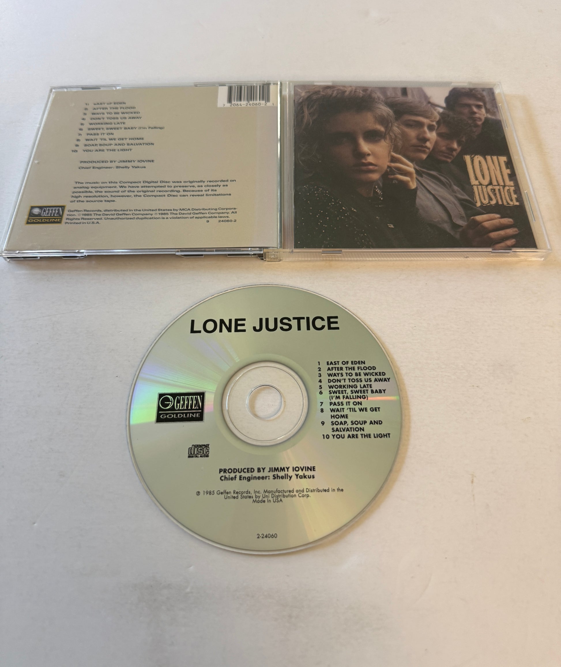 Lone Justice Lone Justice Used CD VG+\VG+
