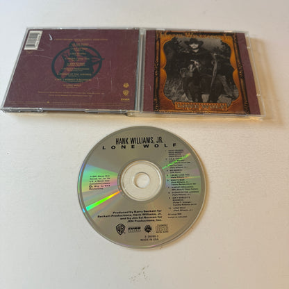 Hank Williams Jr. Lone Wolf Used CD VG+\VG