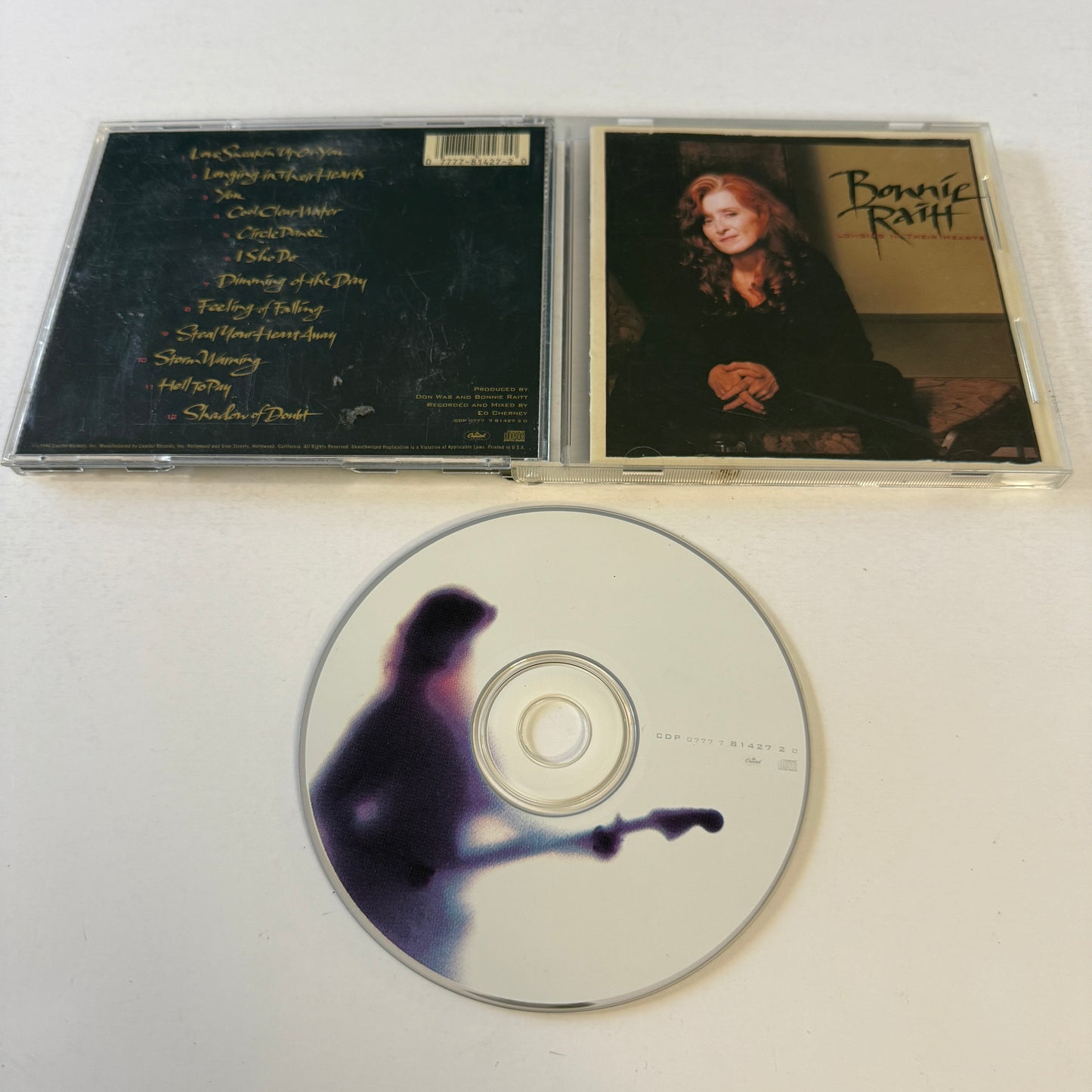 Bonnie Raitt Longing In Their Hearts Used CD VG+\VG+