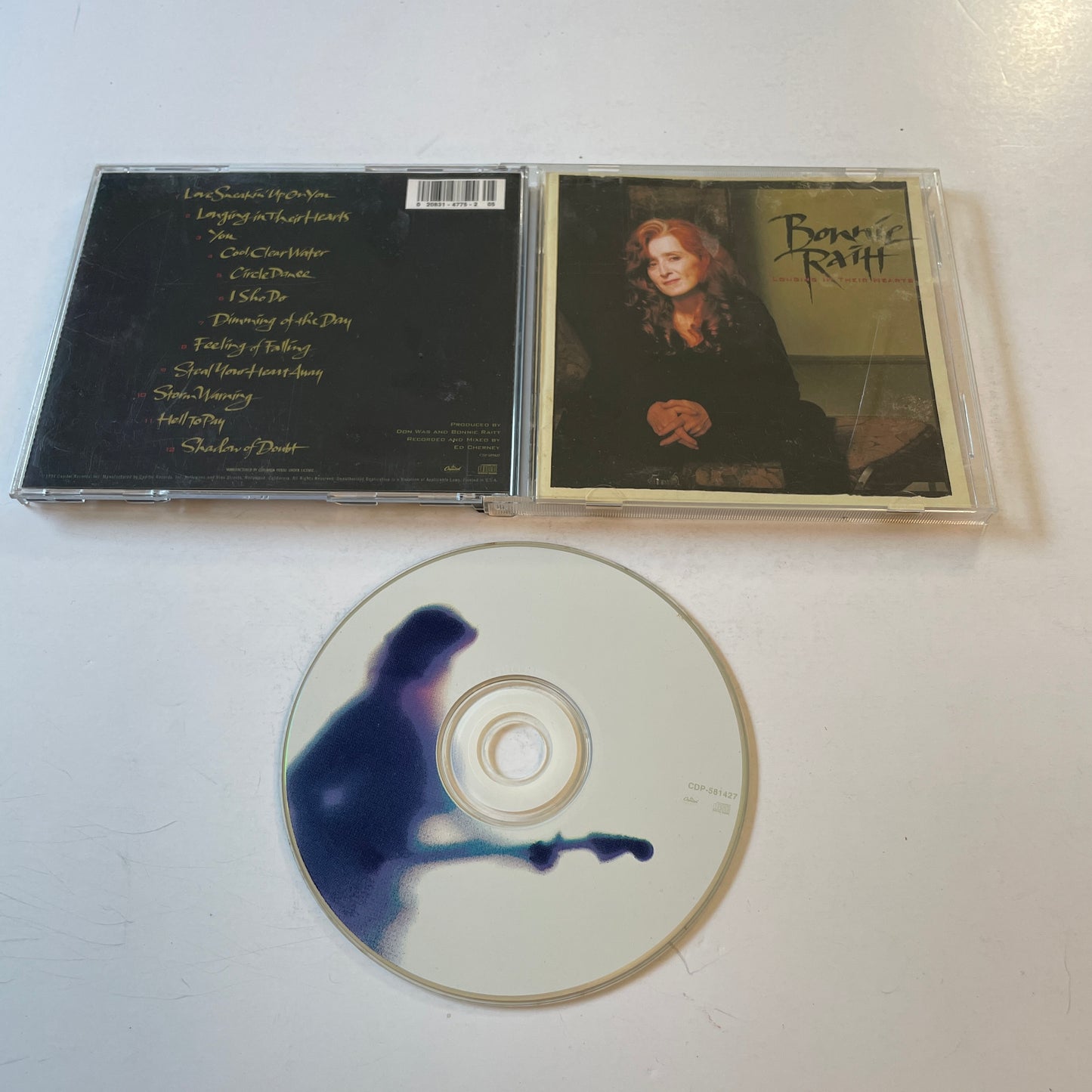 Bonnie Raitt Longing In Their Hearts Used CD VG+\VG