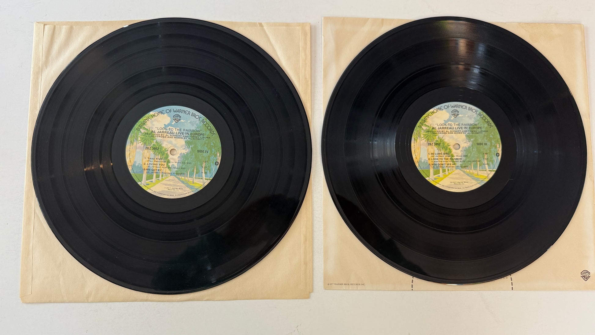 Al Jarreau Look To The Rainbow Used Vinyl 2LP VG+\VG