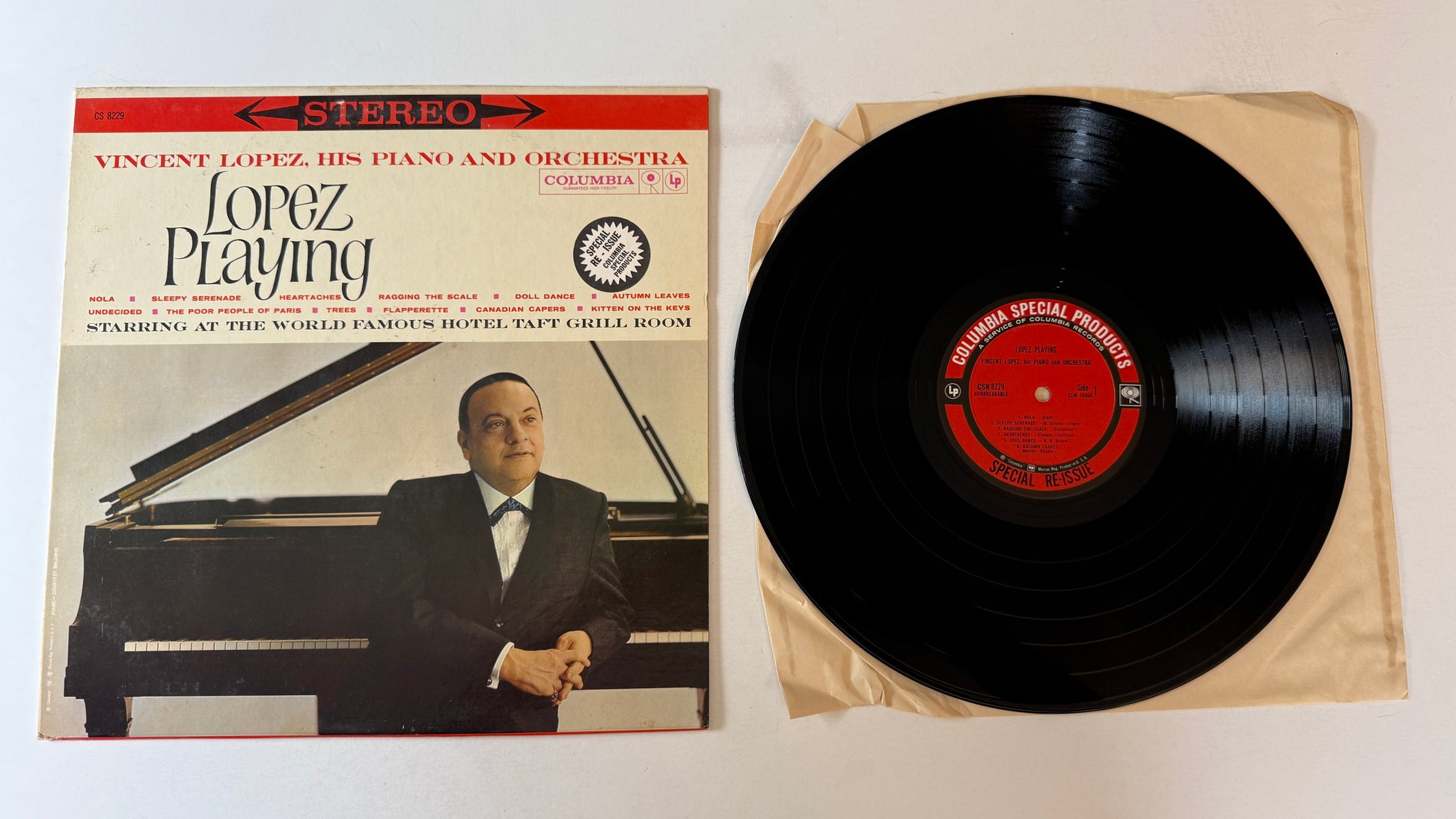 Vincent Lopez And His Orchestra Lopez Playing Used Vinyl LP VG+\VG+