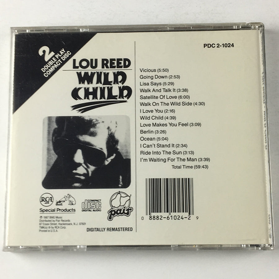 Lou Reed Wild Child Used CD VG+\VG+