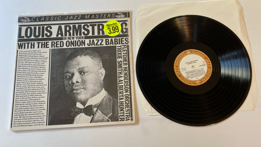 Louis Armstrong Louis Armstrong In New York With The Red Onion Jazz Babies Used Vinyl LP VG+\VG+