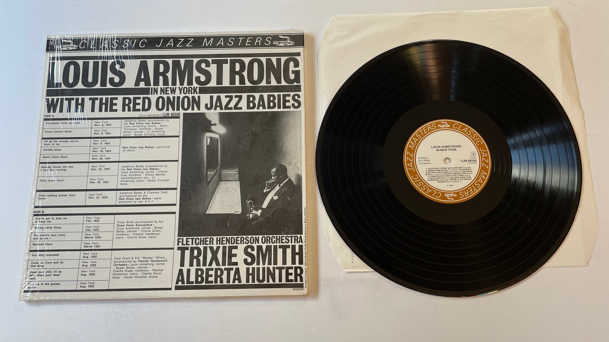 Louis Armstrong Louis Armstrong In New York With The Red Onion Jazz Babies Used Vinyl LP VG+\VG+