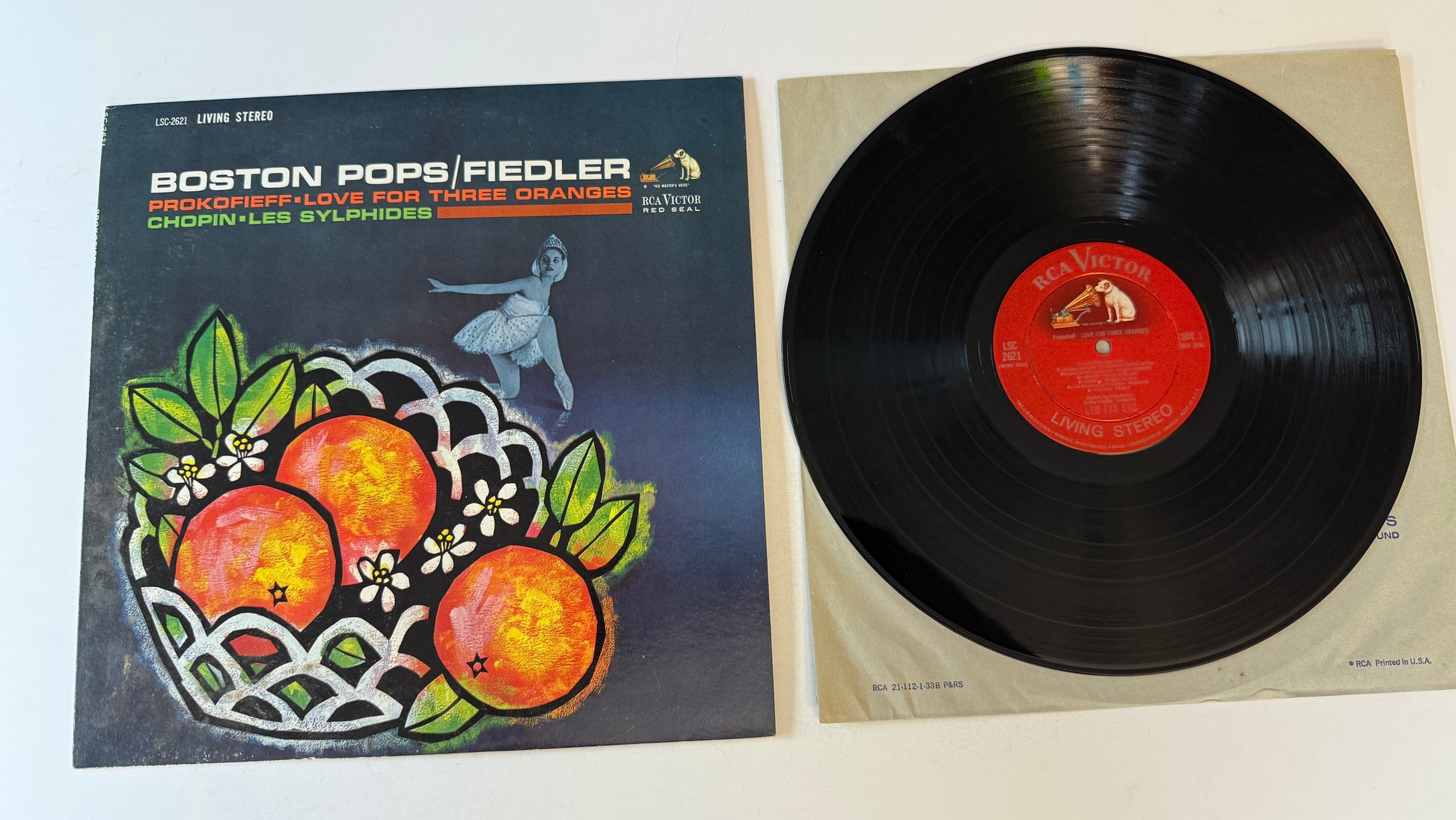 Boston Pops Orchestra Love For Three Oranges / Les Sylphides Used Vinyl LP VG+\VG