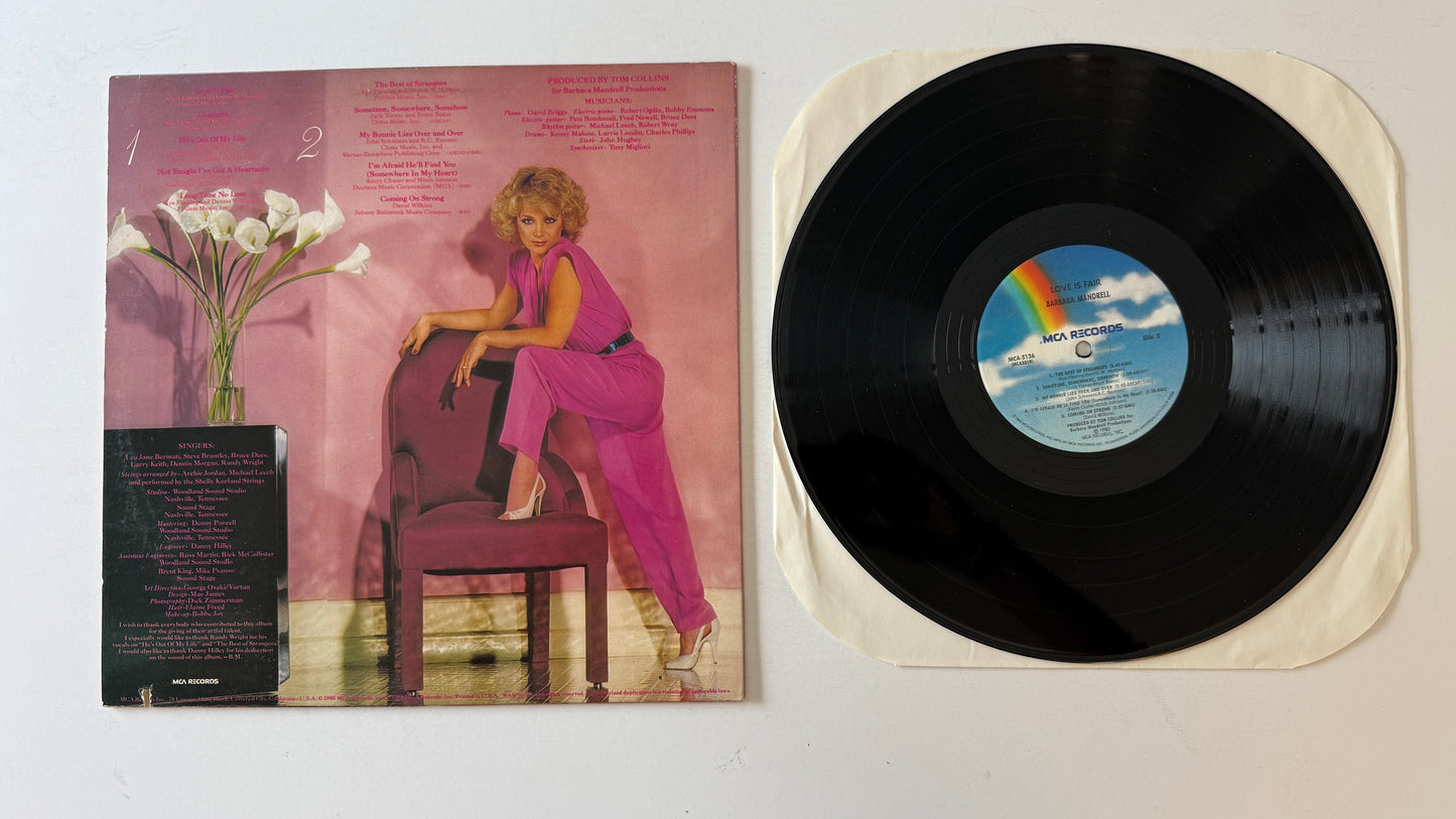 Barbara Mandrell Love Is Fair Used Vinyl LP VG+\VG