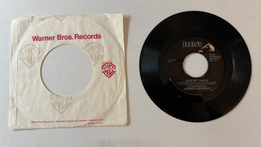 Elvis Presley Love Me Tender / Anyway You Want Me Used 45 RPM 7" Vinyl VG+\